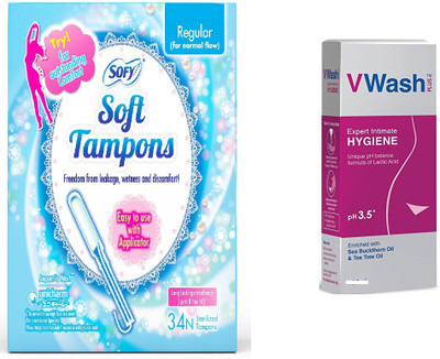 

sofy Soft Tampons, v wash(Set of 2)