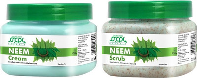 

SSCPL Herbals Neem Scrub & Cream (150 gms each)(Set of 2)