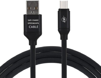 Digimart Azure Metal 2.4 Amp Type C to USB Fast Charging & Data Sync 1 m USB Type C Cable(Compatible with All Phones With Type C port, Black) at flipkart