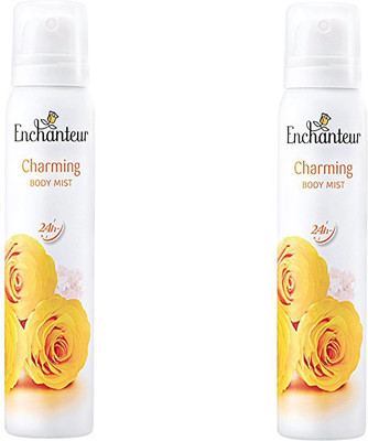 

Enchamteur Charming, 150ml (Pack Of 2 ) Body Mist - For Men & Women(150 ml, Pack of 2)