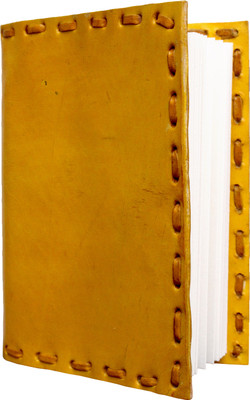 

Craft Shop A6 Diary(Handcrafted 100% Pure Leather, Yellow)