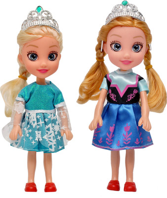 

Toyshine Cute Little 2 Pc Doll Set for girls {16 cm}(Multicolor)