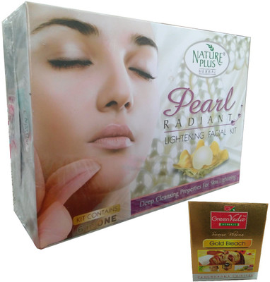 

NATURE PLUS HERBAL PEARL RADIANT LIGHTENING FACIAL KIT 330 g (6 IN ONE) 330 g(Set of 6)