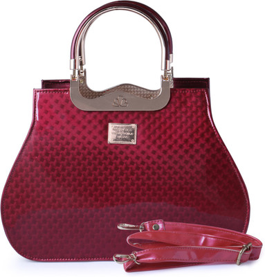 

Louise Belgium Hand-held Bag(Maroon)