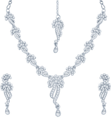 

Sukkhi Zinc Jewel Set(White)