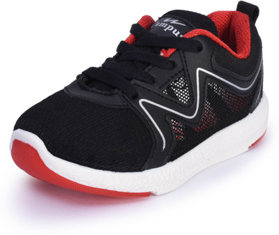 

Campus Boys & Girls Lace Walking Shoes(Black, Blk-red