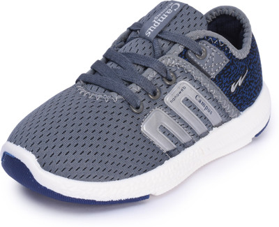 

Campus Boys Lace Walking Shoes(Grey, Gry-blu
