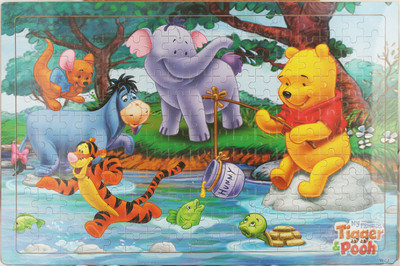 

Tickles Wooden Cartoon Puzzles Set 204 Pieces Jigsaw Puzzle for Kids 2 yrs Plus(Multicolor)