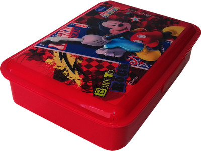 

KIDOZ KINGDOM LUNCH BOX MICKEY MOUSE CLUB HOUSE 1 Containers Lunch Box(550 ml), Red