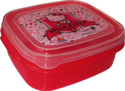 KIDOZ KINGDOM LUNCH BOX HELLO KITTY EI 1 Containers Lunch Box(500 ml), Red