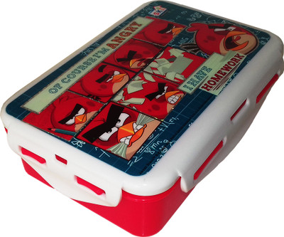 

KIDOZ KINGDOM LUNCH BOX ANGRY BIRDS SKI 1 Containers Lunch Box(550 ml), Red