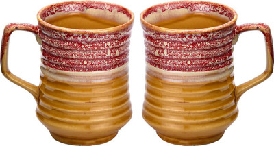 

Amber Shine Multic Ceramic Mug(350 ml, Pack of 2), Multicolor