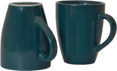 

KV ENTERPRISES1 KV00029 Ceramic Mug(240 ml, Pack of 2), Multicolor