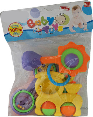 Muren Unique Baby Rattle Set(Multicolor)