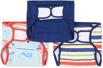 

Mini Klub baby pack of 3 reusable liner nappies, Multicolor