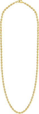 Shining Jewel 24K Designer Gold-plated Plated Brass Chain