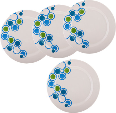 

Tupperware Melamine 29 X 29 CM set of 4 Dinner Plates(Pack of 4)