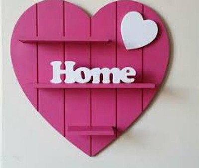 

skood MDF Wall Shelf(Number of Shelves - 3, Pink)