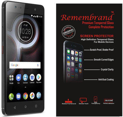 

Remembrand Impossible Screen Guard for Lenovo K8 Plus, Transparent