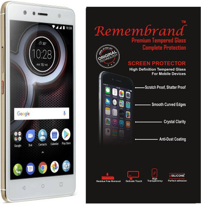 

Remembrand Impossible Screen Guard for Lenovo K8 Plus, Transparent