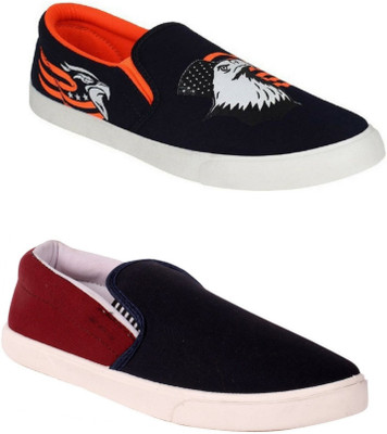 

WELDONE 2_PAIR_COMBO Loafers For Men(Multicolor