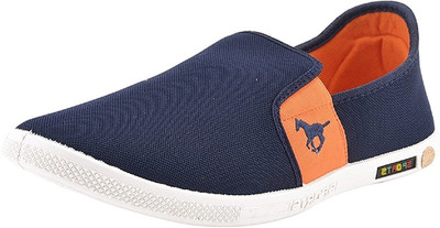

ZACHARIAS Sneakers Loafer Shoes Slip On Sneakers For Men(Orange, Navy, Blue