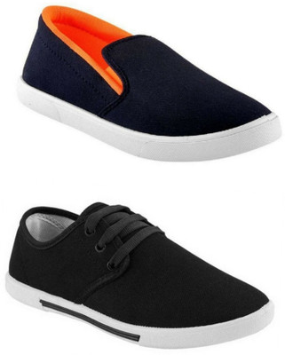 

WELDONE 2_PAIR_COMBO Loafers For Men(Navy, Orange, Multicolor