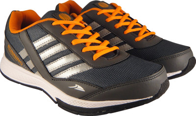 

Action Synergy Men's Grey/Orange Phylon Sole Sports Running Shoes For Men(Grey, Orange