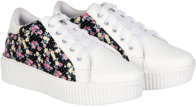 

STEEMO Women's Casual Shoes Sneakers For Women(White, Black