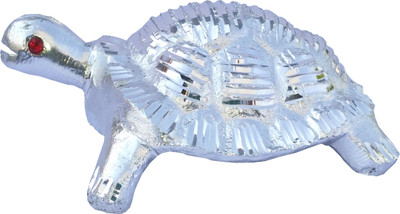 

Seju Creations White Metal Tortoise Kachua Decorative Showpiece - 3.5 cm(Stainless Steel, Silver)