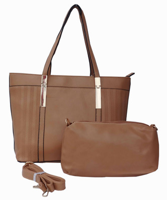 

ALIVE Women Casual Black Leatherette Shoulder Bag