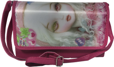 

Bizarre Vogue Women Casual Pink PU Sling Bag