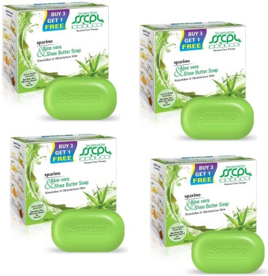 

SSCPL Herbals Aloe Vera & Shea Butter Soap (1600g, Pack of 4)(1600 g, Pack of 4)