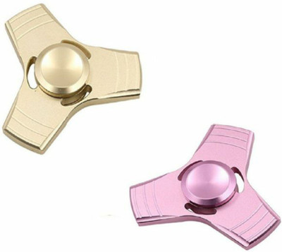 

SANJARY ZINC METAL SPINNER SET OF 2 (PINK AND GOLD)(Pink, Gold)