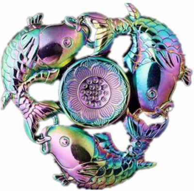 

SANJARY SUPERIOR QUALITY BRASS MADE FISH METAL SPINNER (RAINBOW)(Multicolor)