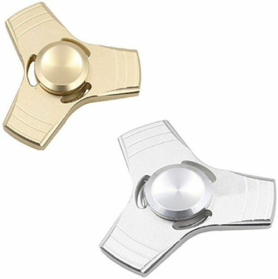 

SANJARY ZINC METAL SPINNER SERT OF 2 (GOLD AND SILVER)(Gold, Silver)