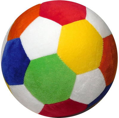 

Pandu E Shop Stuffed Soft Toy Plush Ball - 13 cm(Multicolor)
