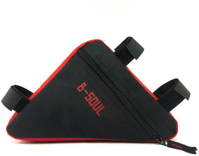 

SOLDOUT GK Water Resistant One-side Red Fabric Motorbike Saddlebag(10 L)