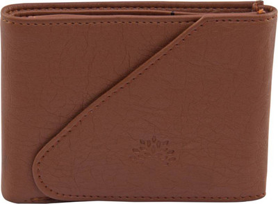 

Wildantler Men Tan Artificial Leather Wallet(4 Card Slots)