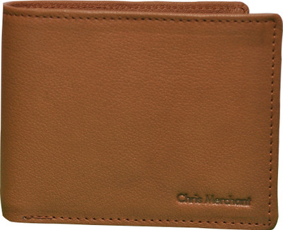 

Chris Merchant Men Brown Genuine Leather Wallet(5 Card Slots)