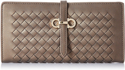 

Giordano Women Trendy Beige Artificial Leather Wallet(3 Card Slots), Grey