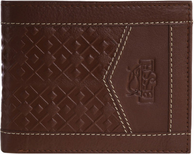 

Bessel Men Brown Genuine Leather Wallet(8 Card Slots), Brown/ tanned