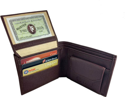 

Wildantler Men Brown Artificial Leather Wallet(4 Card Slots)