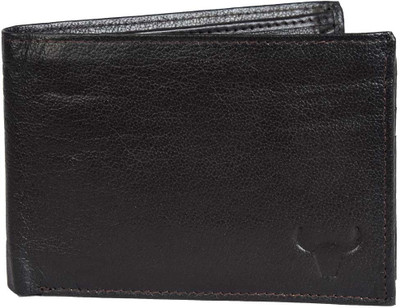 

Adams Men Black Genuine Leather Wallet(9 Card Slots)