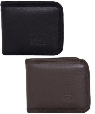 Poland Boys Multicolor Artificial Leather Wallet(3 Card Slots, Pack of 2)