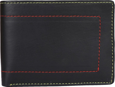 

Shopharp Men Black Genuine Leather Wallet(6 Card Slots)