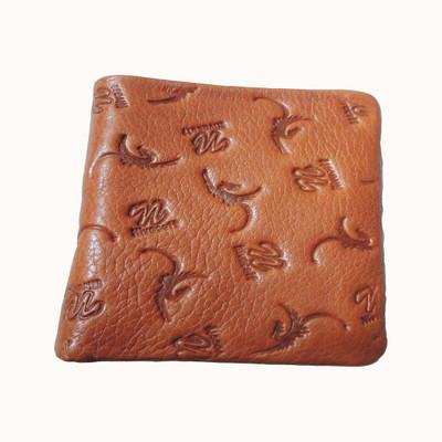 

BABA BLESSINGS Boys Tan Genuine Leather Wallet(14 Card Slots)