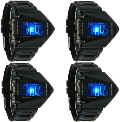 vk sales 7 Color Light 4ps Rocket Watch  - For Boys   Watches  (vk sales)