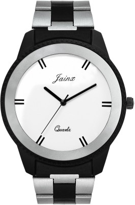 JAINX JM252 Two Tone White Dial Steel Chain Watch  - For Men   Watches  (Jainx)
