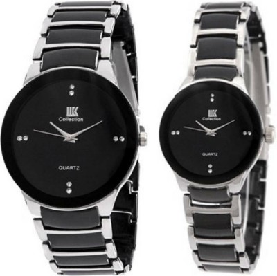 vk sales Black-Silver Color For Couple Watch  - For Men & Women   Watches  (vk sales)